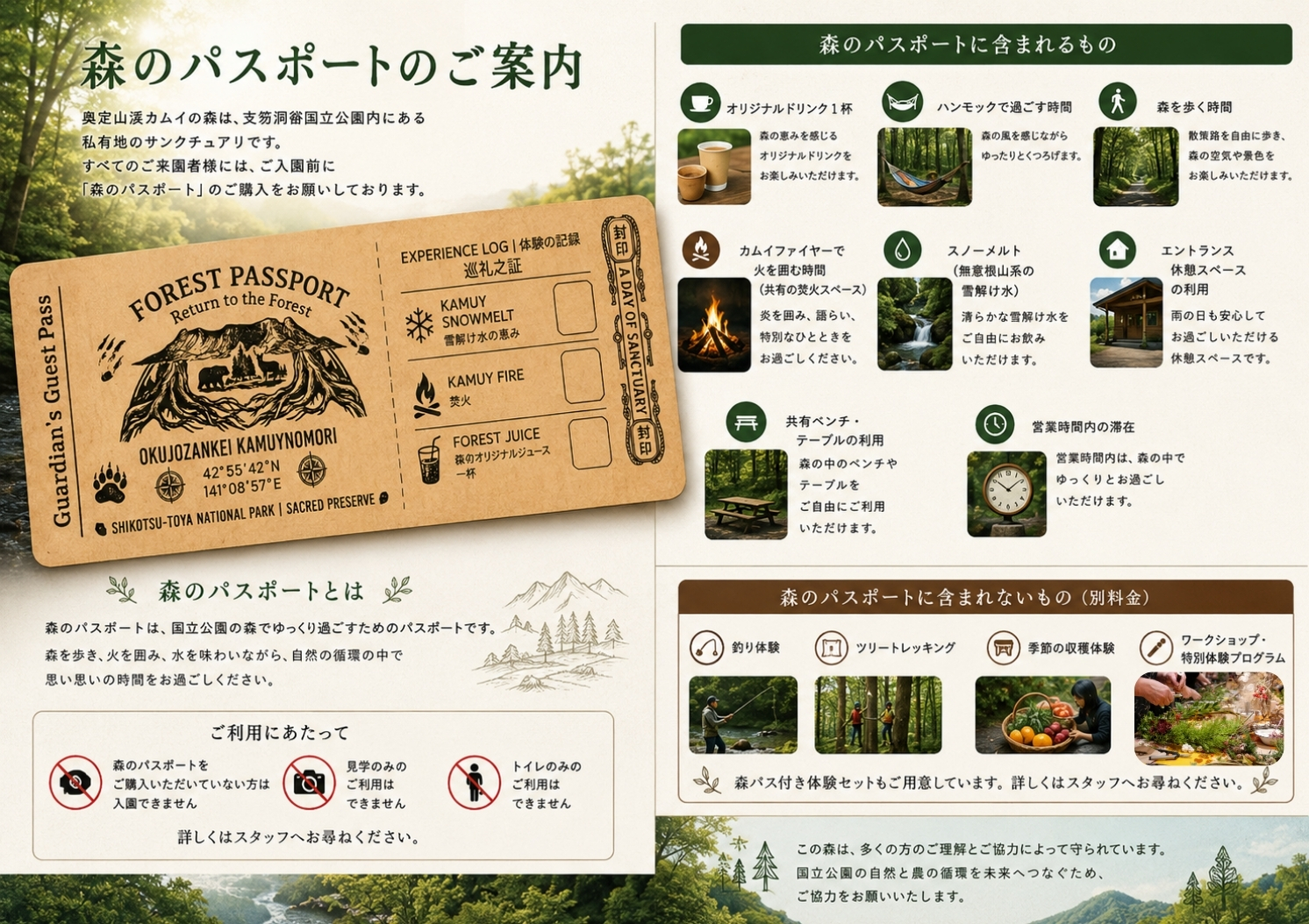 はじめにお読みください。｜森のパスポートとは